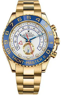 How to authenticate a pre-owned Rolex Submariner men's watch -Rolex - Yacht-Master II 44mm - Yellow Gold