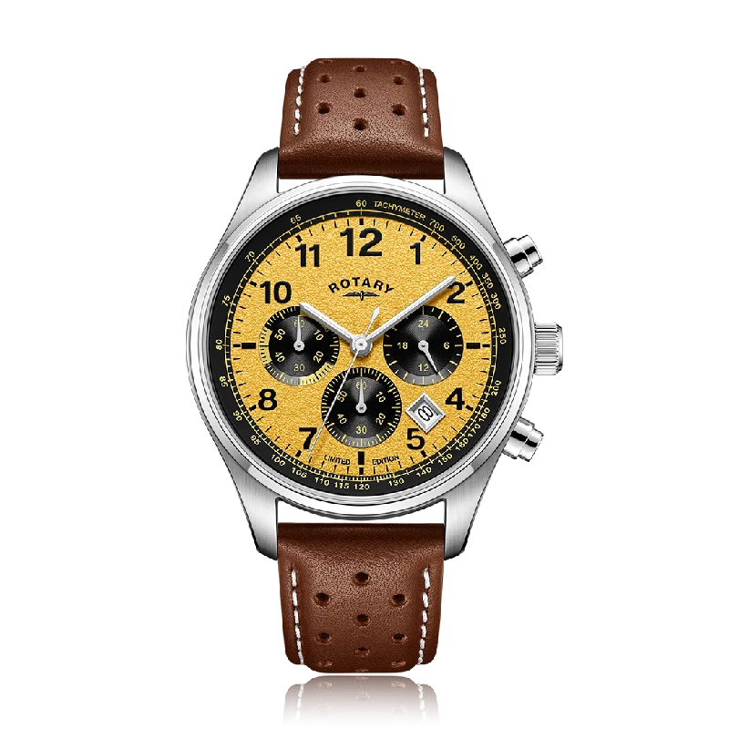 Women's Chronograph Watches for Understated Elegance-Rotary Chronograph 1977 'Clutch' Limited Edition - GS00450/27