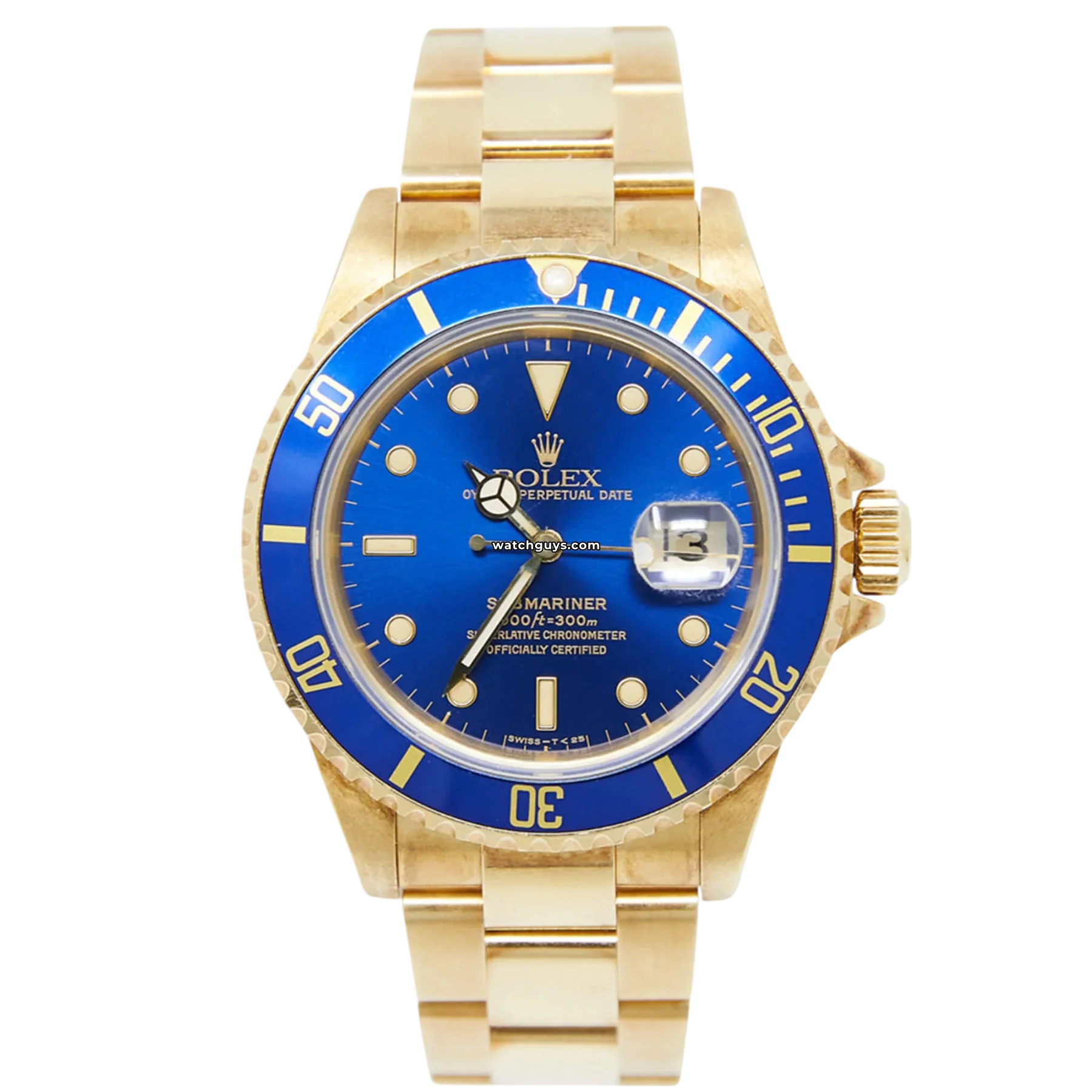 Women's Rolex Limited Edition Design Watches-Rolex Submariner 16618 Blue