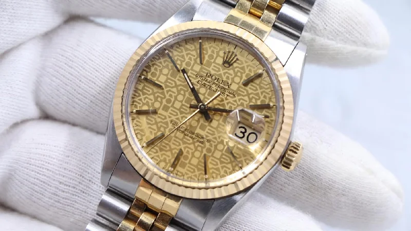 affordable men's Rolex watch models -​Rolex Datejust 16013 With papers