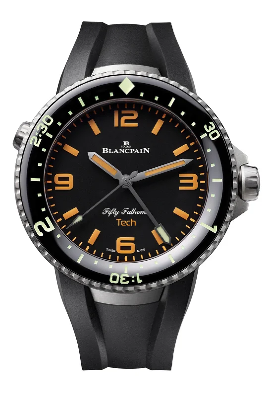 Men's British Made Dress Watches for Heritage Brands-Blancpain Fifty Fathoms 70th Anniversary Act II: Tech Gombessa 5019 12B30 64A