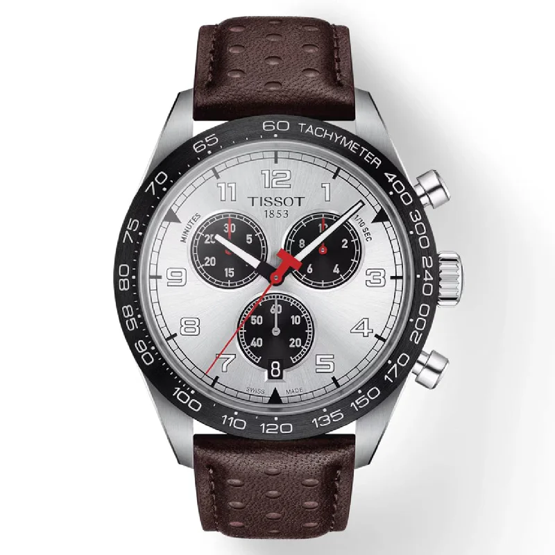 Women's Heritage Watches for Temperature Monitoring-Tissot T-Sport Silver Dial Men 45mm
