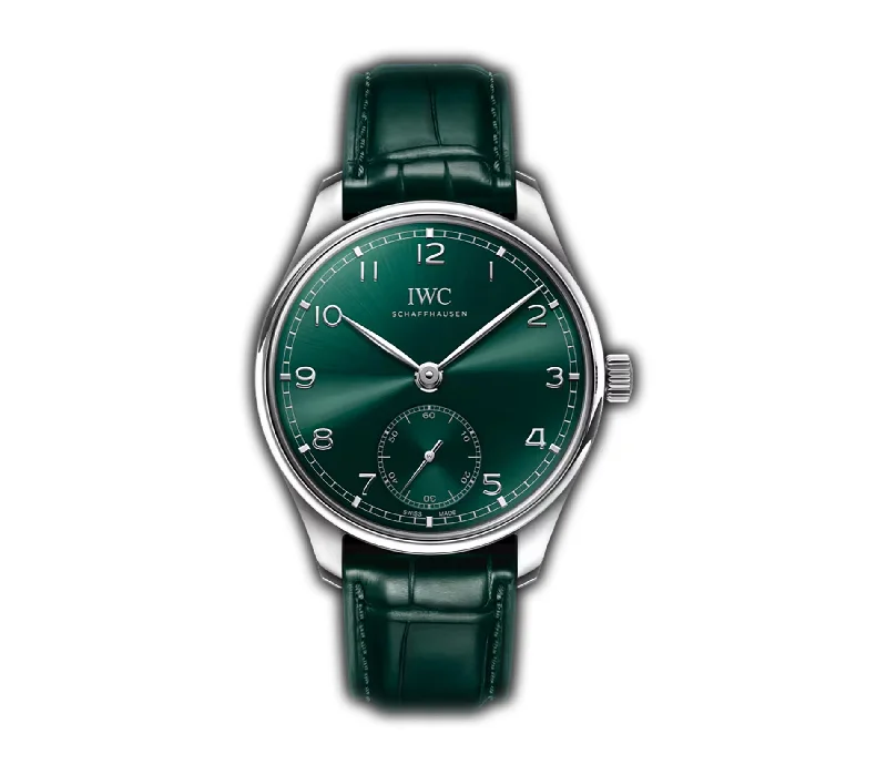 Pilot Watches for Men with Quartz Accuracy-40mm Stainless Steel Green Dial