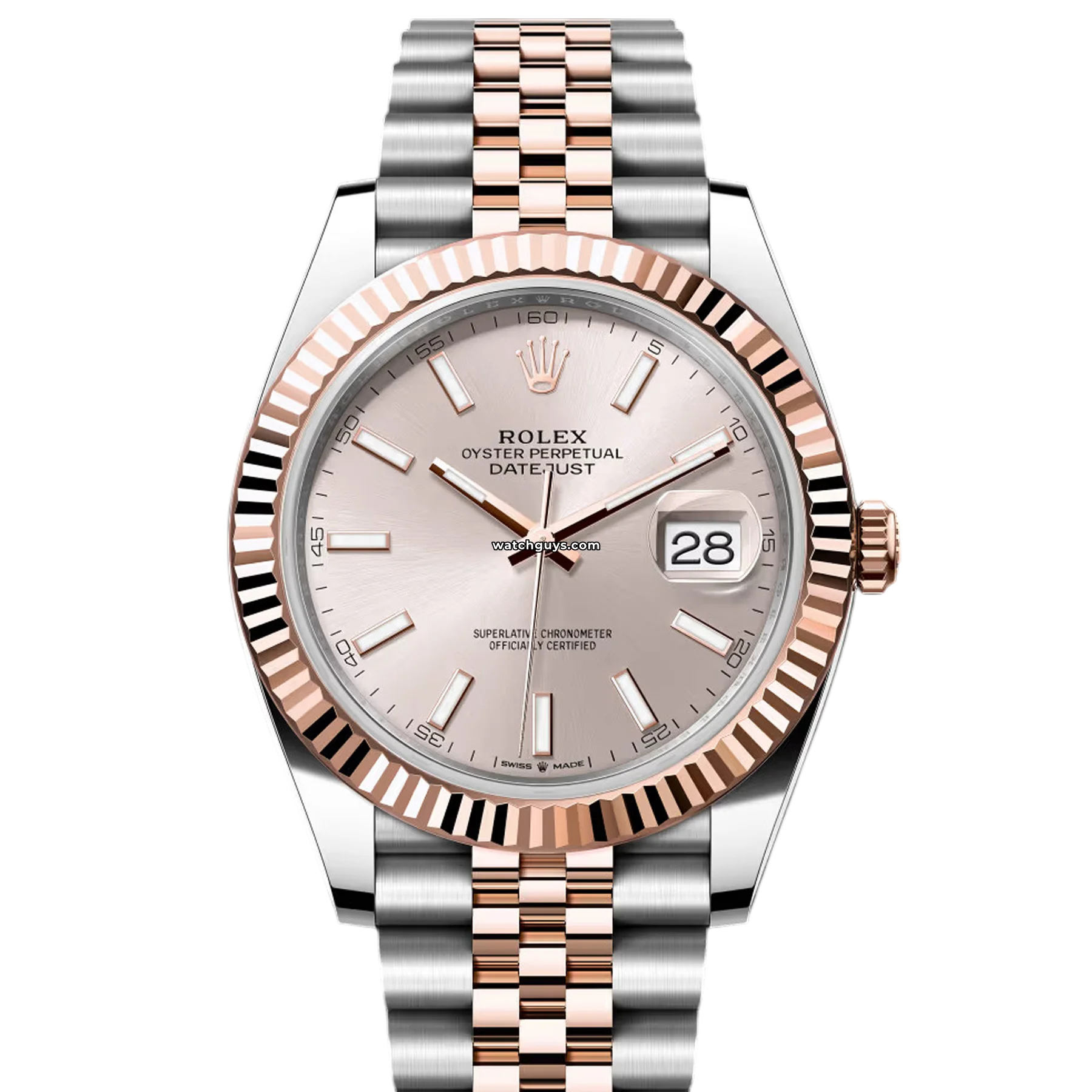 Women's Rolex Eco-Drive Watches-Rolex Datejust 126331 Sundust Jubilee