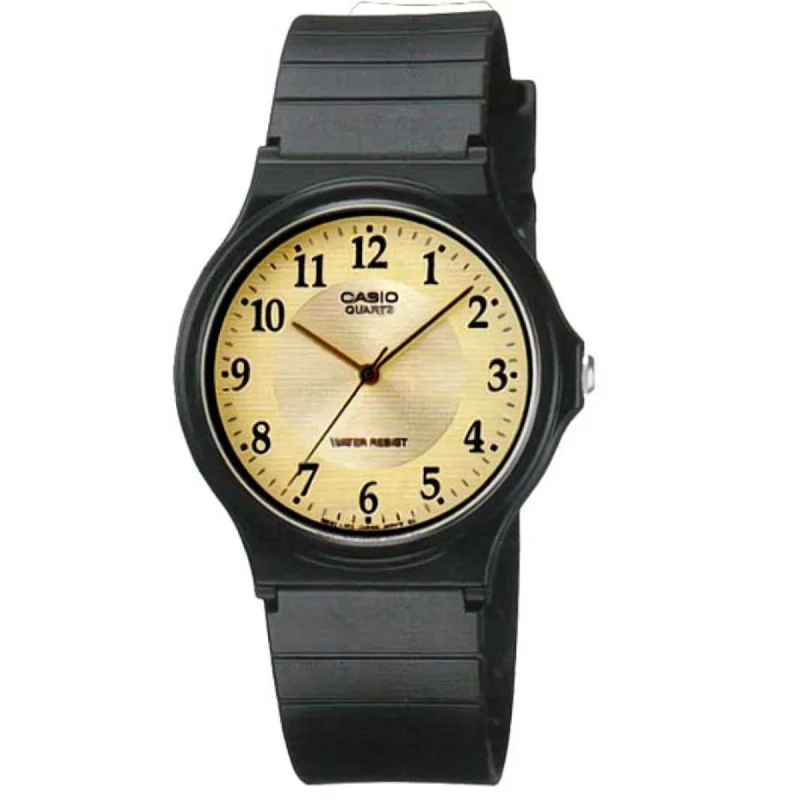 Men's Chronograph Watches for Weather Monitoring-Casio Men's MQ24-9B3 Classic Black Rubber Watch