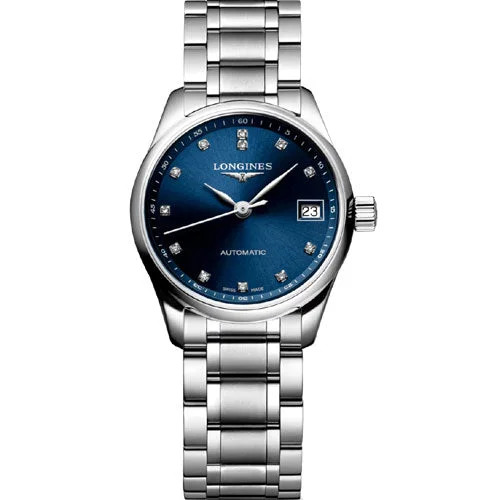 Women's Pilot Watches for Modern Design-Longines Master Collection Sunray Blue Dial Women 25.5mm Women's Pilot Watches for Modern Design-Longines Master Collection Sunray Blue Dial Women 25.5mm