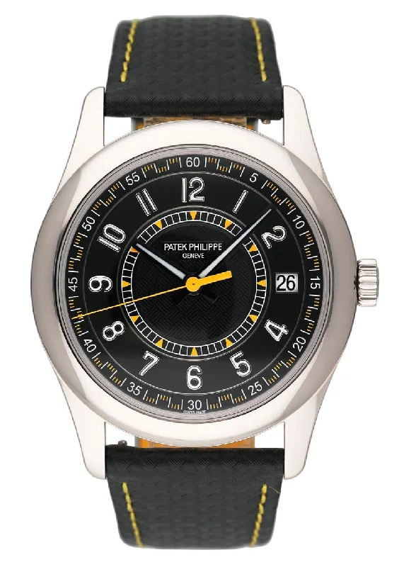 Men's Patek Philippe Watches for High-End Collectors-Patek Philippe Calatrava 6007G-001 Yellow Mens Watch Box Papers