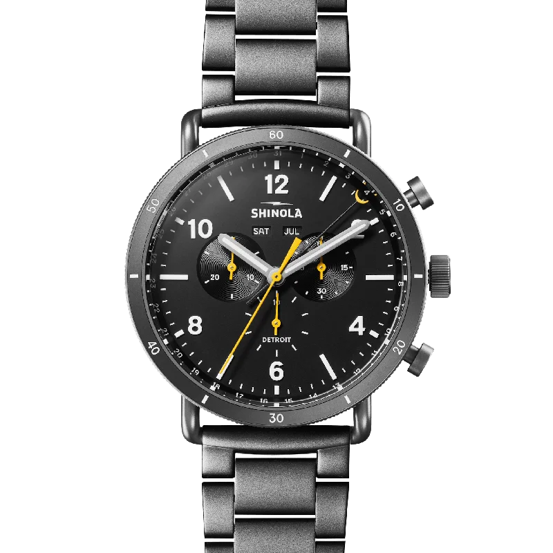 Men's Chronograph Watches with Countdown Timer-Shinola Canfield Sport Watch (45mm)
