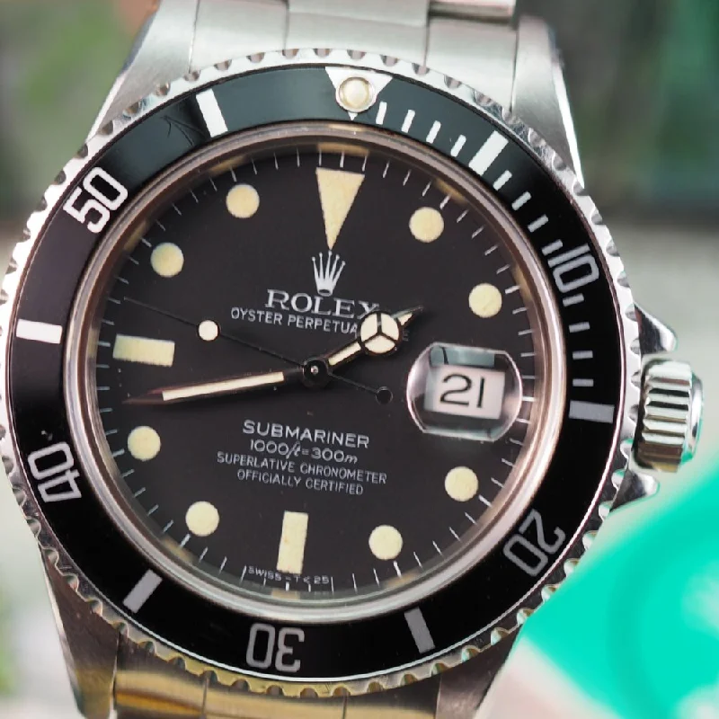 Women's Rolex Kinetic Watches-Rolex Submariner 16800 (1981)