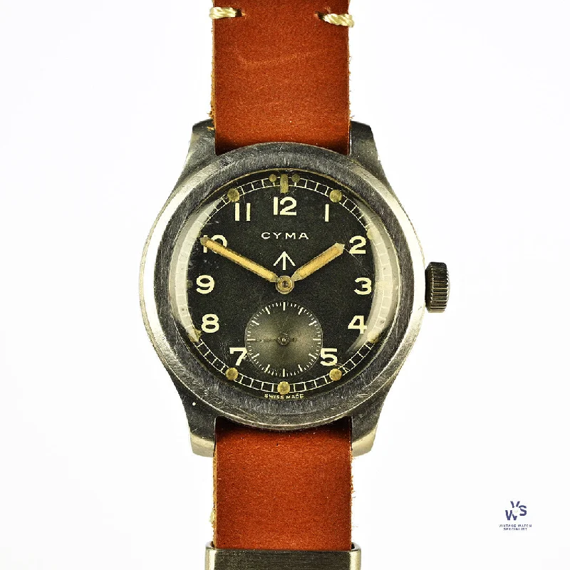 Men's Military Watches for Battlefield Tours-Cyma Dirty Dozen WWW Soldiers Issued Watch - c.1944