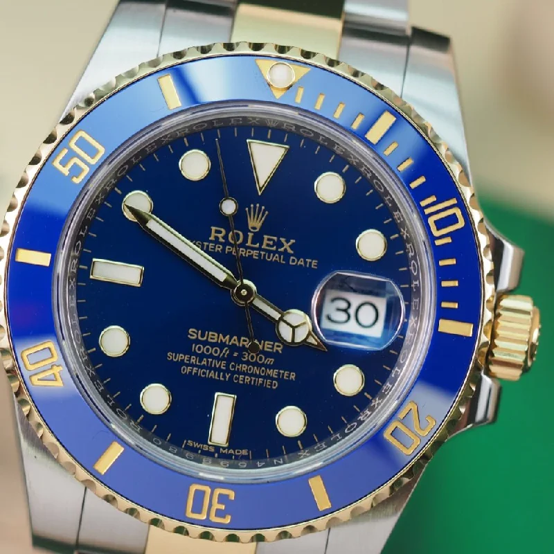 Women's Rolex Quartz Movement Style Watches-Rolex Submariner 116613LB (2019)