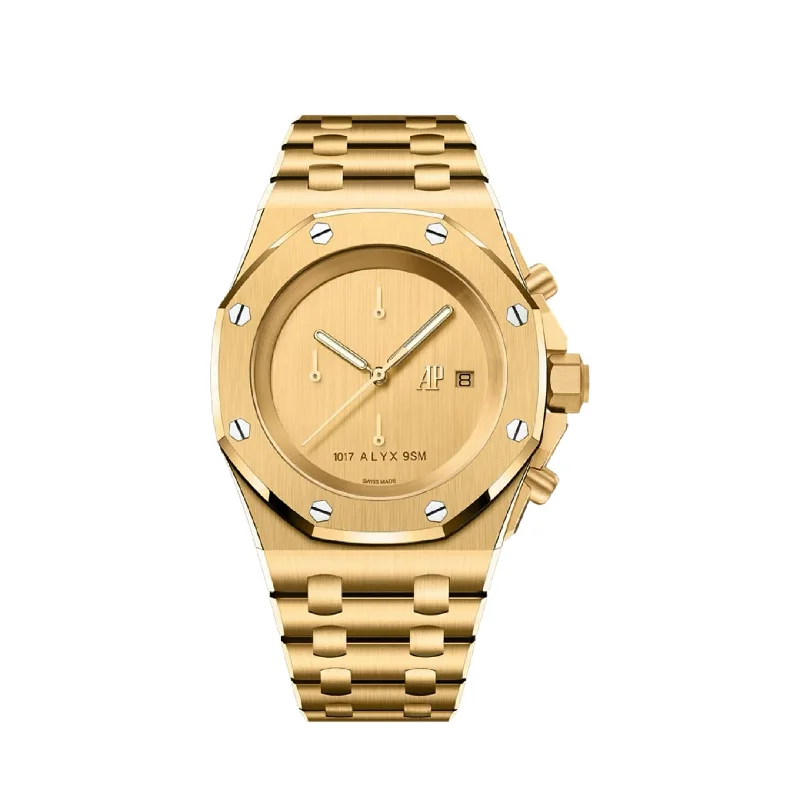 Men's Audemars Piguet Modern Design Watches-Audemars Piguet Royal Oak Offshore 26238BA.OO.2000BA.01 Chronograph '1017 ALYX 9SM' Yellow Gold Limited Edition