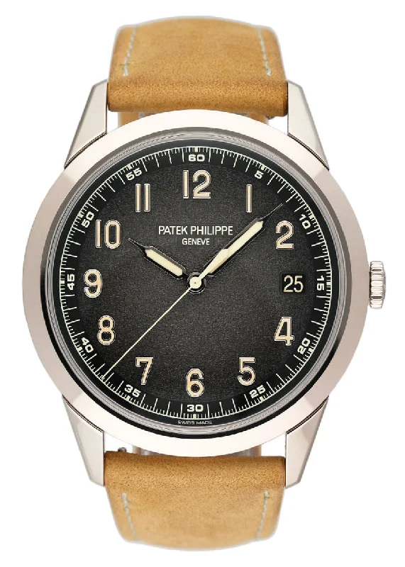 Men's Patek Philippe Minute Repeater Watches-Patek Philippe Calatrava 5226G-001 Mens Watch Box Papers