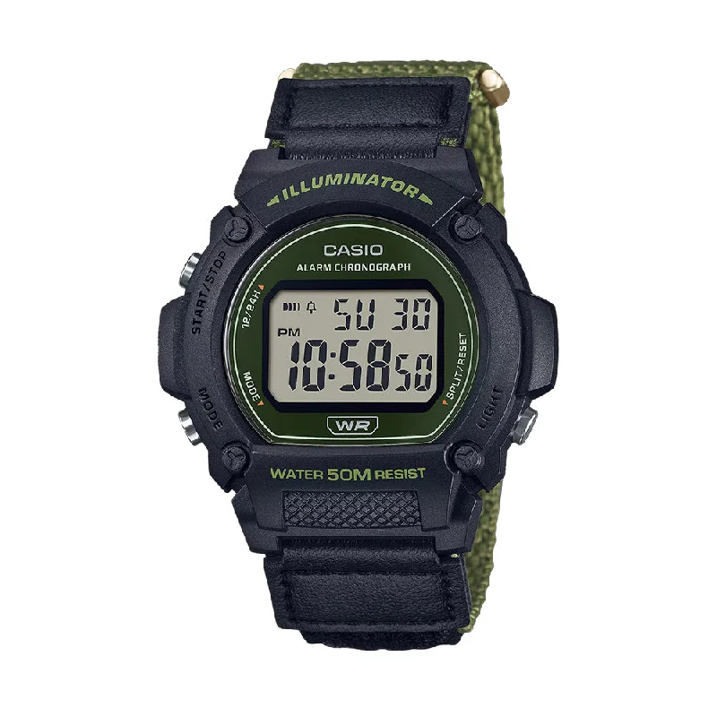 Men's Digital Watches with Pilot's Watch Design-Casio Sports Digital Digital 47.1mm  Band