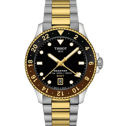 Women's Heritage Watches for Adventure Seekers-Tissot T-Sport Black Dial Men 40mm T1208522205100