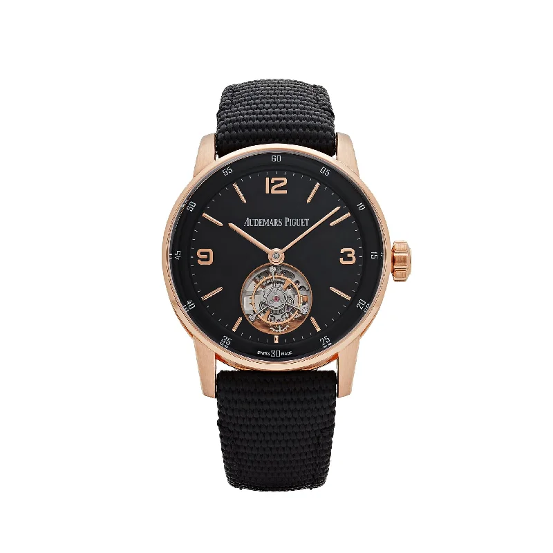 Men's Audemars Piguet Rectangular Case Style Watches-Audemars Piguet Code 11.59 26396OR.OO.D002CR.01 Selfwinding Flying Tourbillon Limited Dubai Edition (2018)