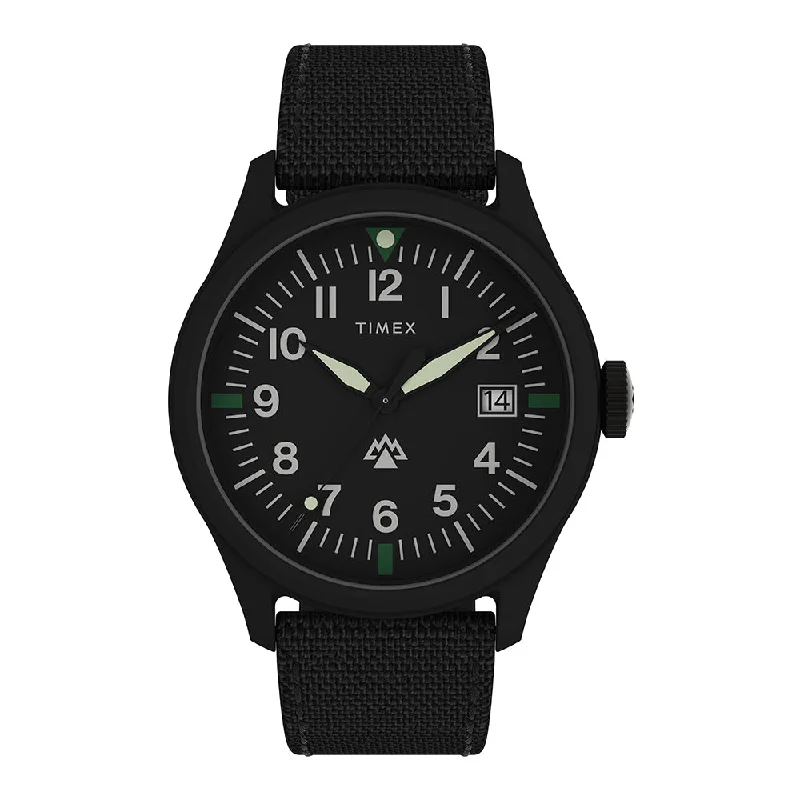 Men's Military Watches with Immigration Control-Expedition North®  43mm Fabric Band