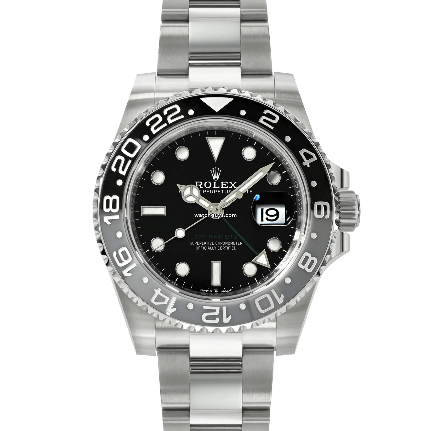 Women's Rolex Night Out Design Watches-Rolex GMT-Master II 126710GRNR Bruce Wayne