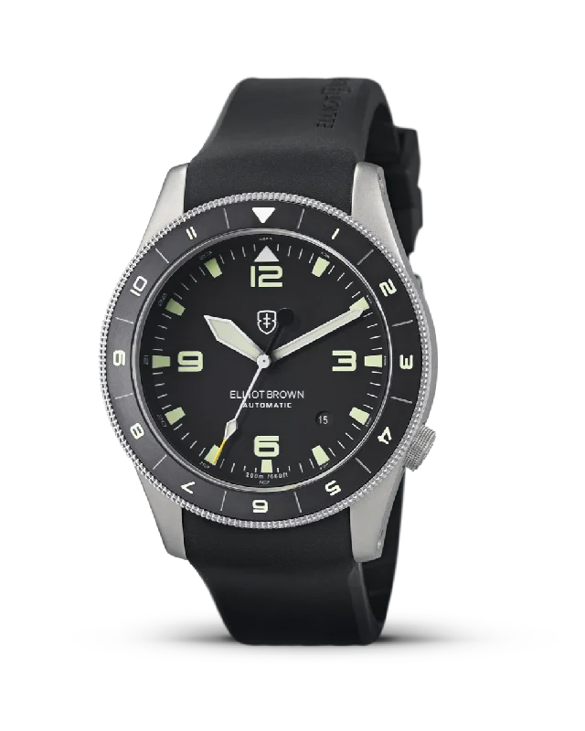 Men's Military Watches with Language Courses-HOLTON AUTOMATIC: 101-A11-R01 12hr