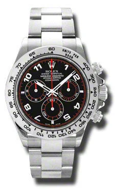 men's Rolex watches with black dials -​Rolex - Daytona White Gold - Bracelet