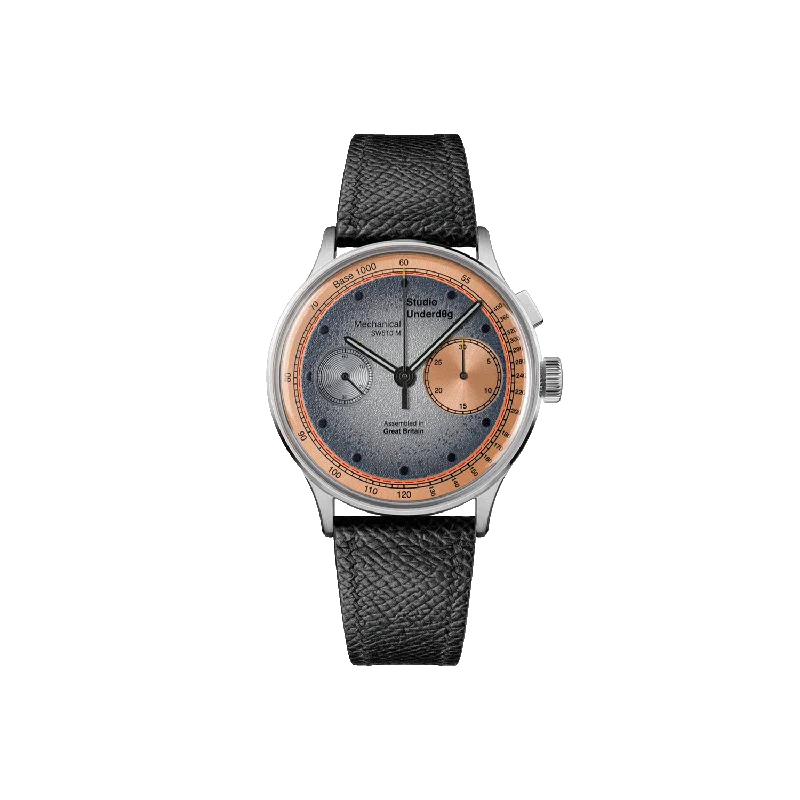 Women's Chronograph Watches for Law Enforcement-Studio Underd0g 03 SERIES Salm0n