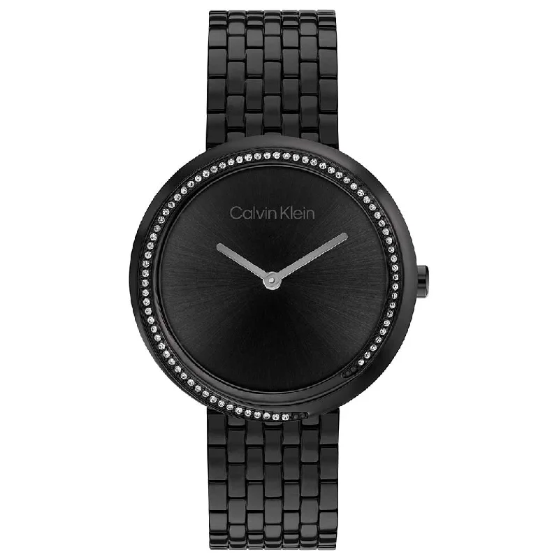 Men's Quartz Watches for Military Personnel-CALVIN KLEIN, TWISTED BEZEL