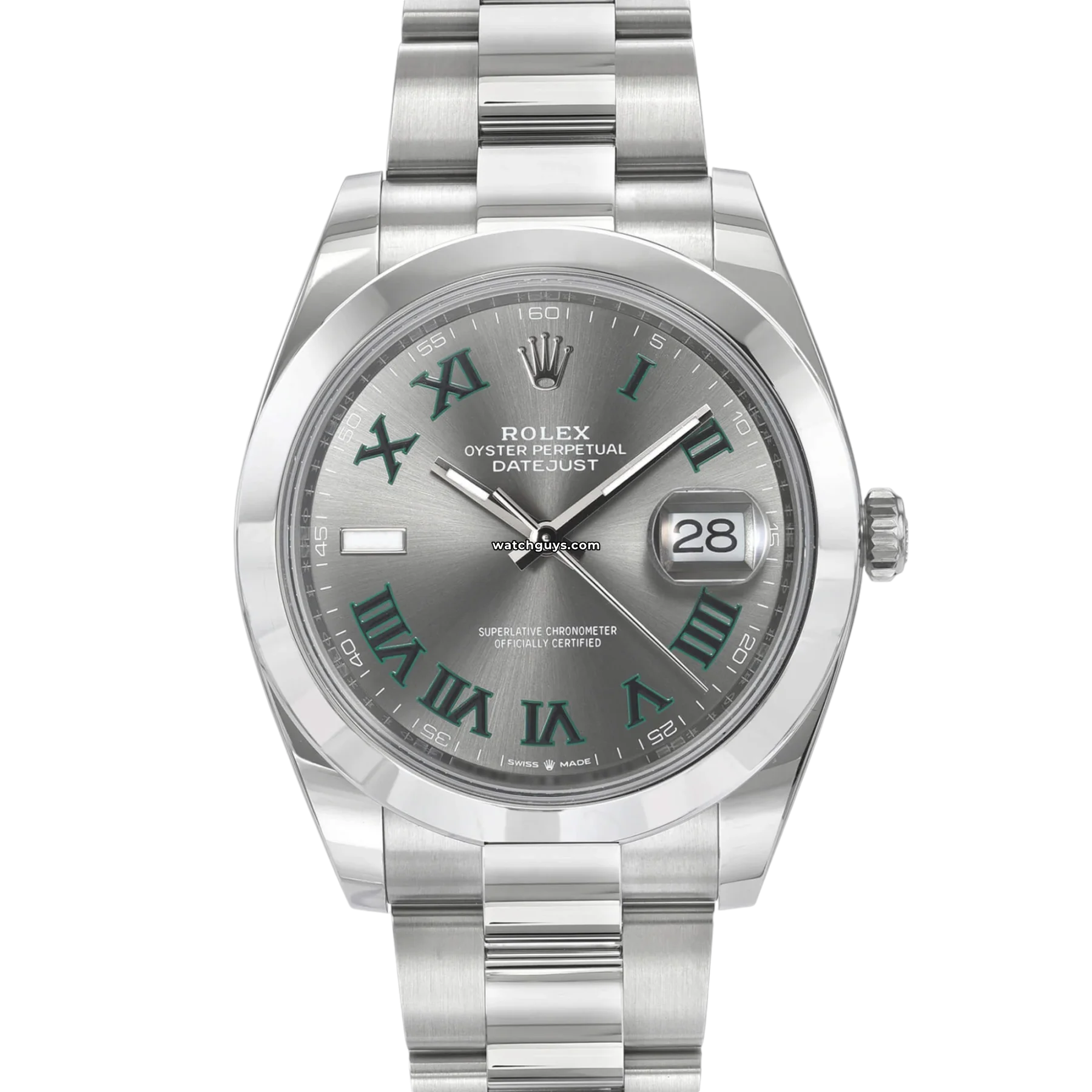 Women's Rolex Christmas Gift Style Watches-Rolex Datejust 126300 Wimbledon