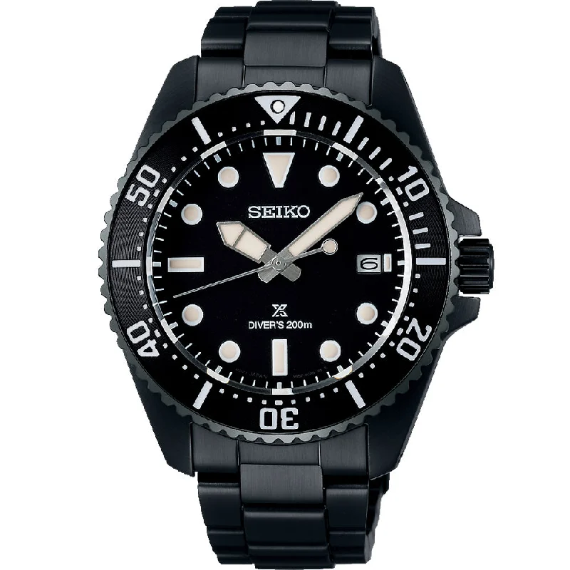 Men's Seiko Cushion Case Watches-Seiko Prospex Sea SNE599P Solar Diver's