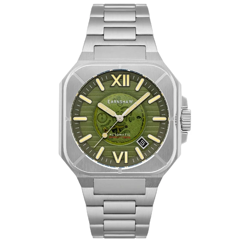 Men's International Brand Design Dress Watches for Global Recognition-Thomas Earnshaw Armoury Skeleton Automatic Watch ES-8258-44