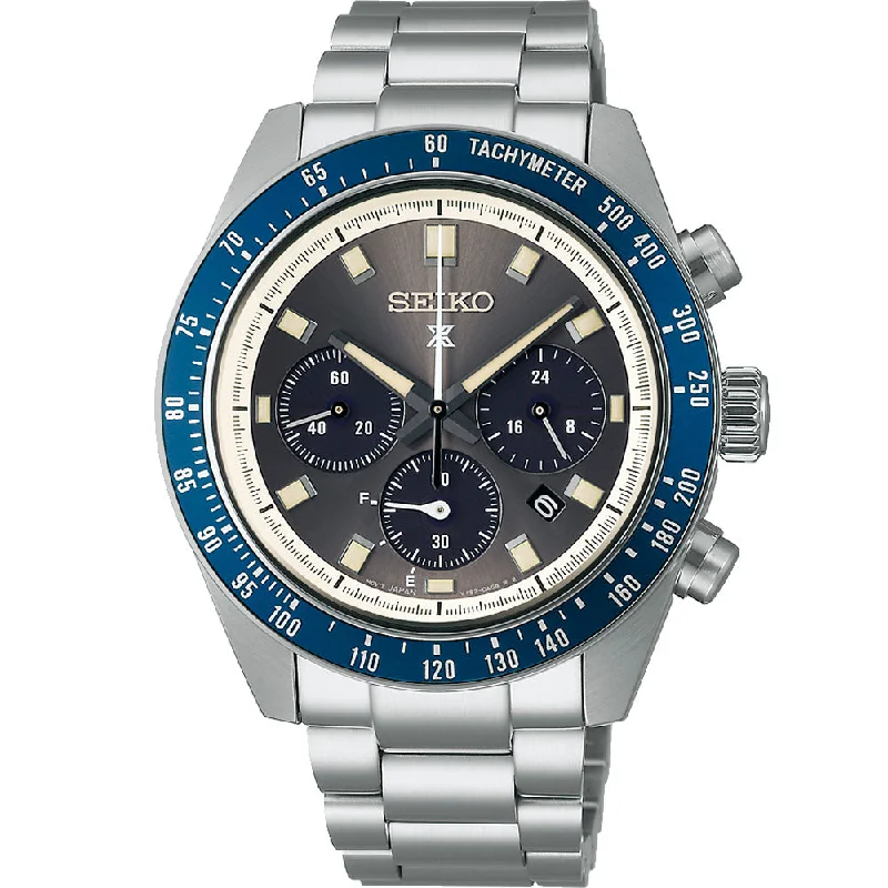 Men's Seiko French Made Watches-Seiko Prospex SSC939P Speedtimer Solar Chronograph