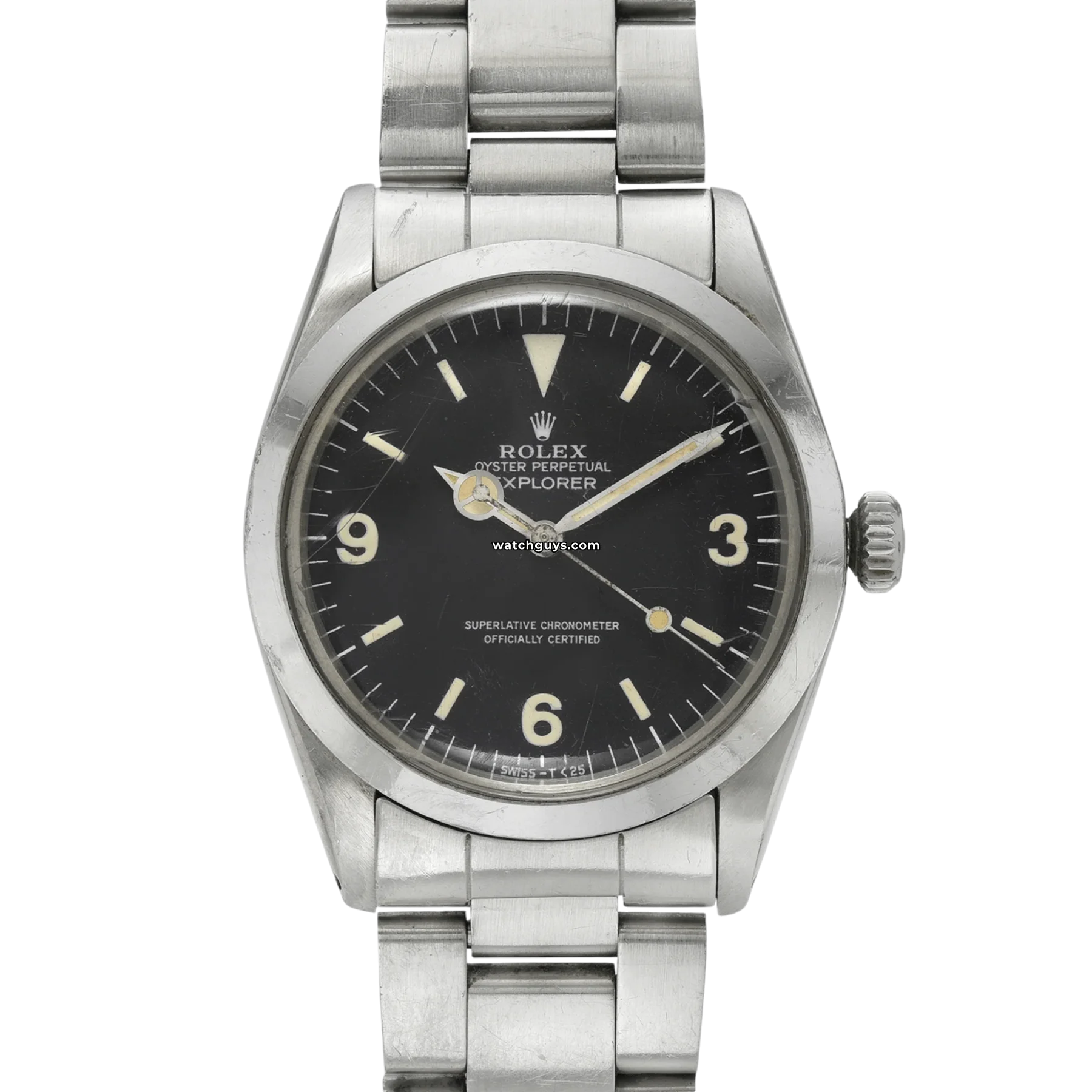 Women's Rolex Office Wear Style Watches-Vintage Rolex Explorer 1016 Black