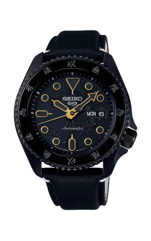 Men's Seiko Diving Watches-Seiko 5 Sports 55th Anniversary Bruce Lee LTD SRPK39K1F