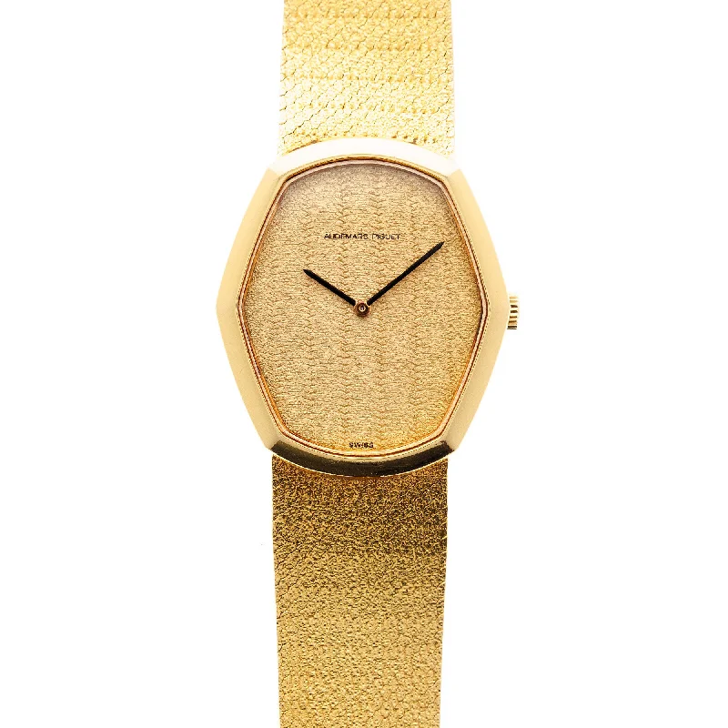 Men's Audemars Piguet Japanese Made Watches-Audemars Piguet Yellow Gold Hexagonal Watch