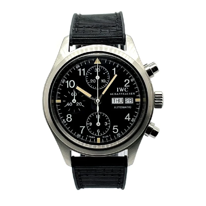 Women's Pilot Watches with GPS Navigation-IWC Pilot Chronograph IW370607 - Certified Pre-Owned