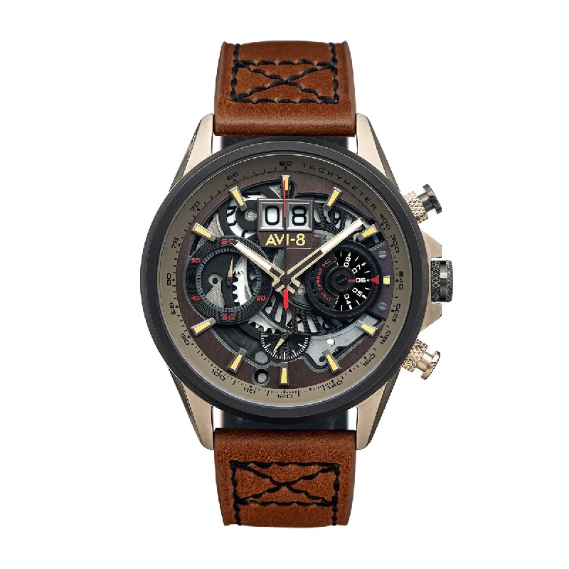 Men's Chronograph Watches for Law Enforcement-Hawker Harrier II Matador Chronograph AV-4065-06