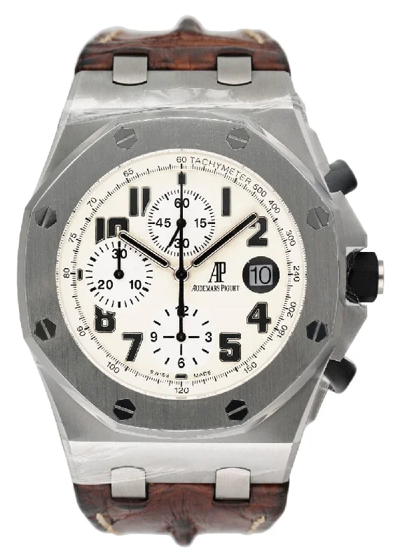 Men's Audemars Piguet Birthday Style Watches-Audemars Piguet Royal Oak Offshore 26170ST Safari Box Papers