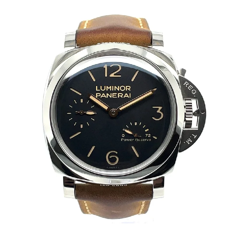 Women's Military Watches for Weather Monitoring-Panerai Luminor Power Reserve - 47mm PAM00423 - Certified Pre-Owned