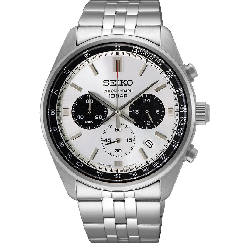 Men's Seiko Kinetic Style Watches-Seiko Essential SSB425P Chronograph
