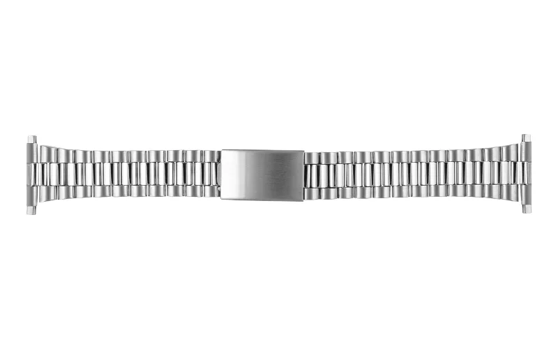 men's Rolex watches with hobnail dial -​Hadley-Roma Men's Stainless Steel Rolex President® Style Straight End Metal Bracelet Watch Band