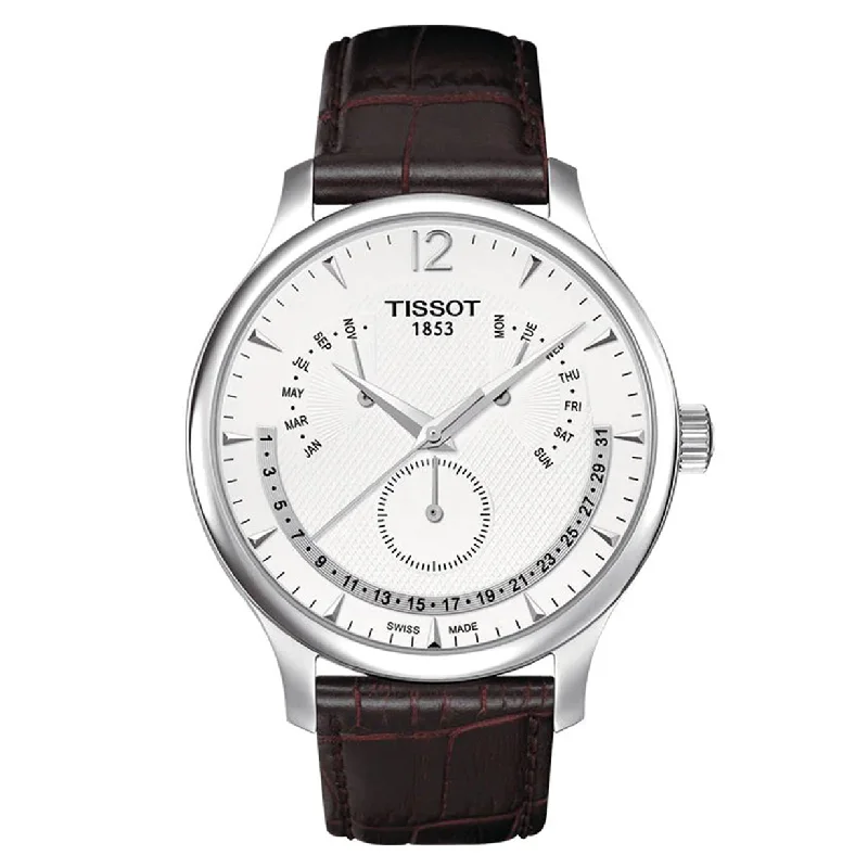 Women's Heritage Watches for Timeless Style-Tissot T-Classic Silver Dial Men 42mm