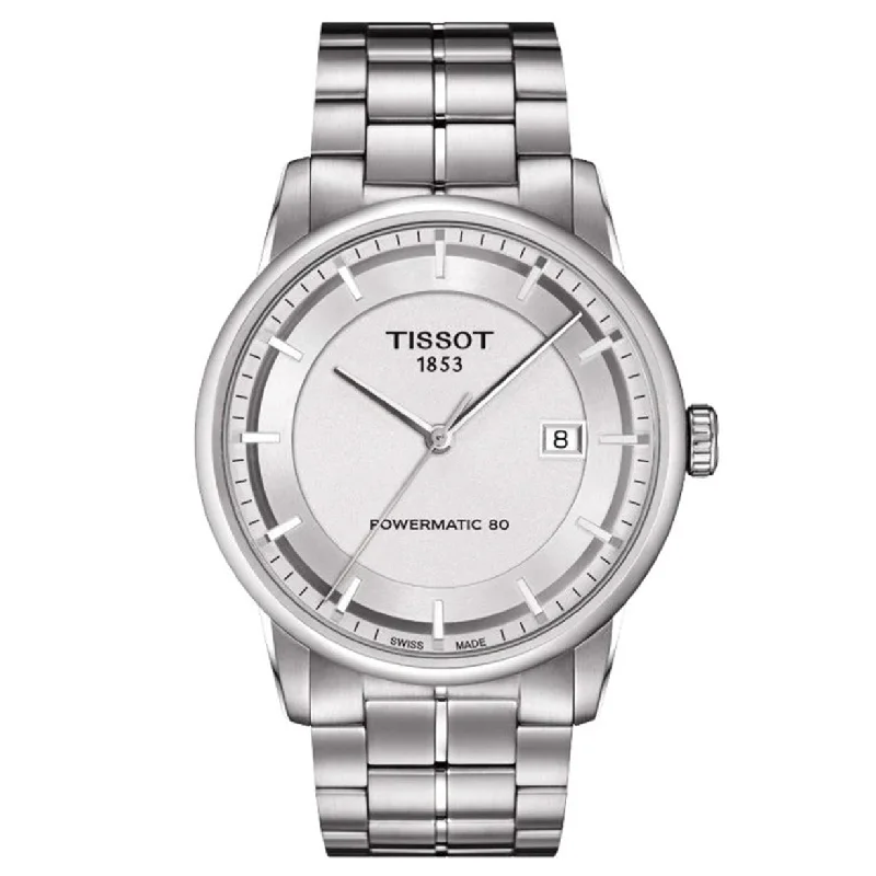 Women's Heritage Watches for Fitness Tracking-Tissot T-Classic Silver Dial Men 41mm