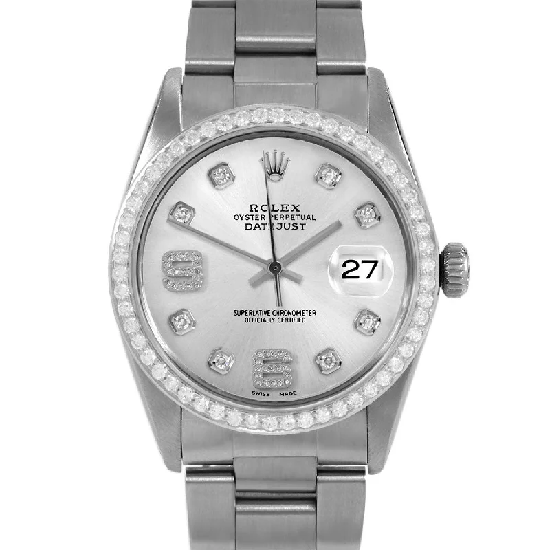 Best Rolex men's watches under $5000 for luxury collectors -Rolex Datejust 36mm | 16014-SLV-8DA69-BDS-OYS
