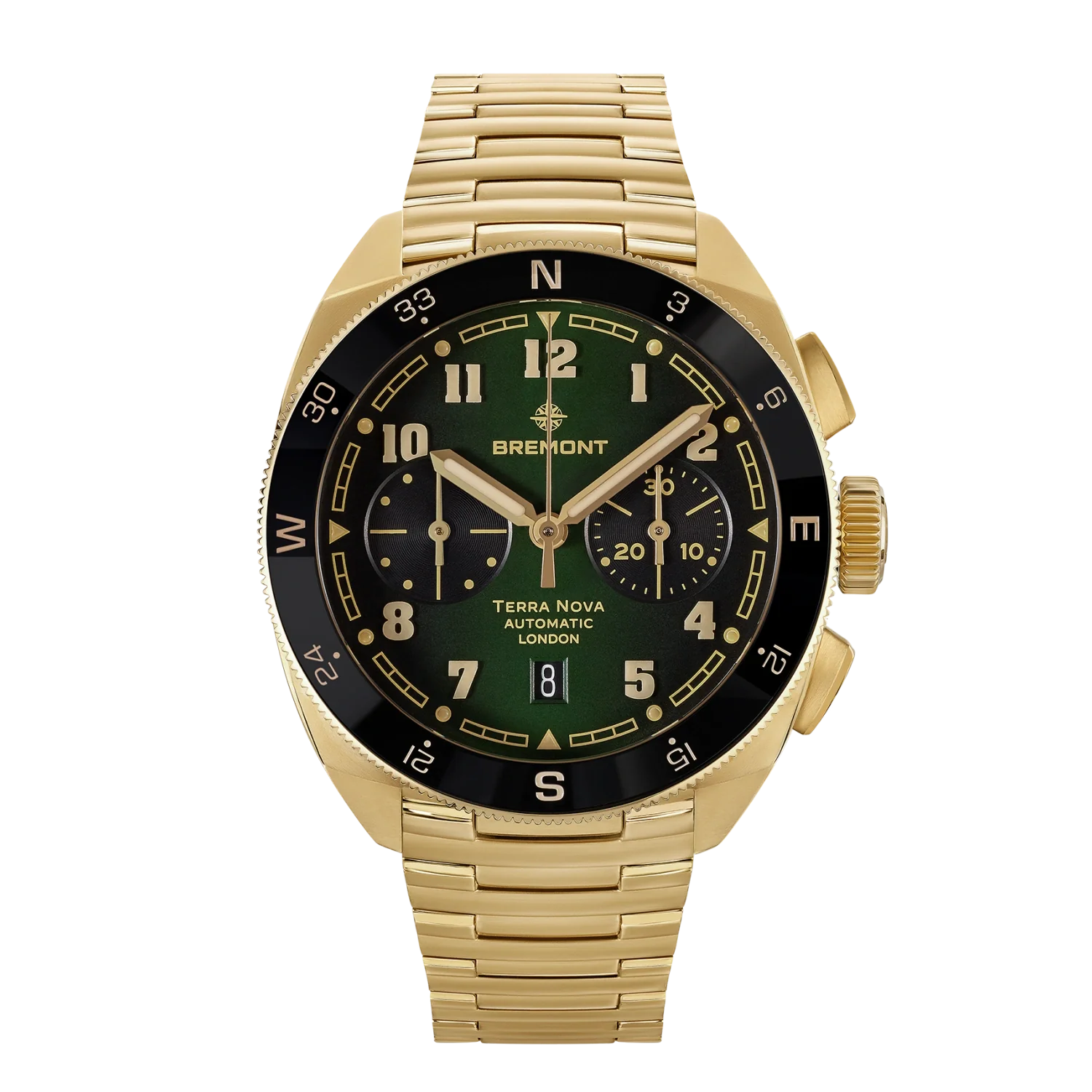 Men's Military Watches for Operational Security-Terra Nova 42.5 Chronograph Bronze