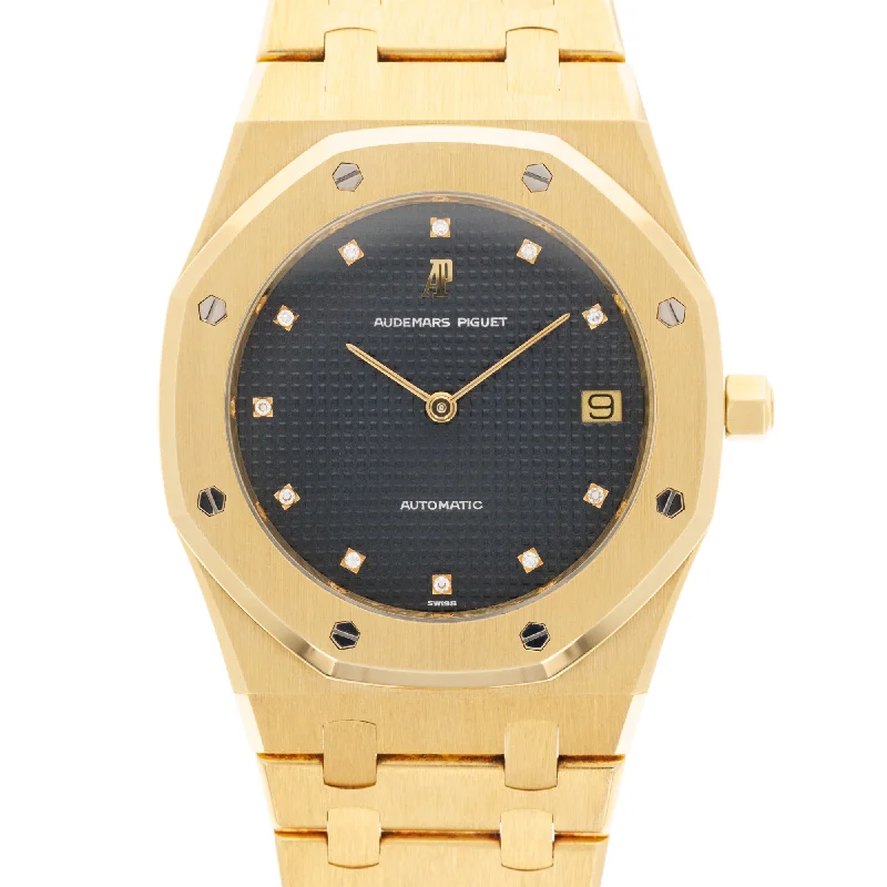 Men's Audemars Piguet Square Case Style Watches-Audemars Piguet Yellow Gold Jumbo Royal Oak Watch Ref. 5402