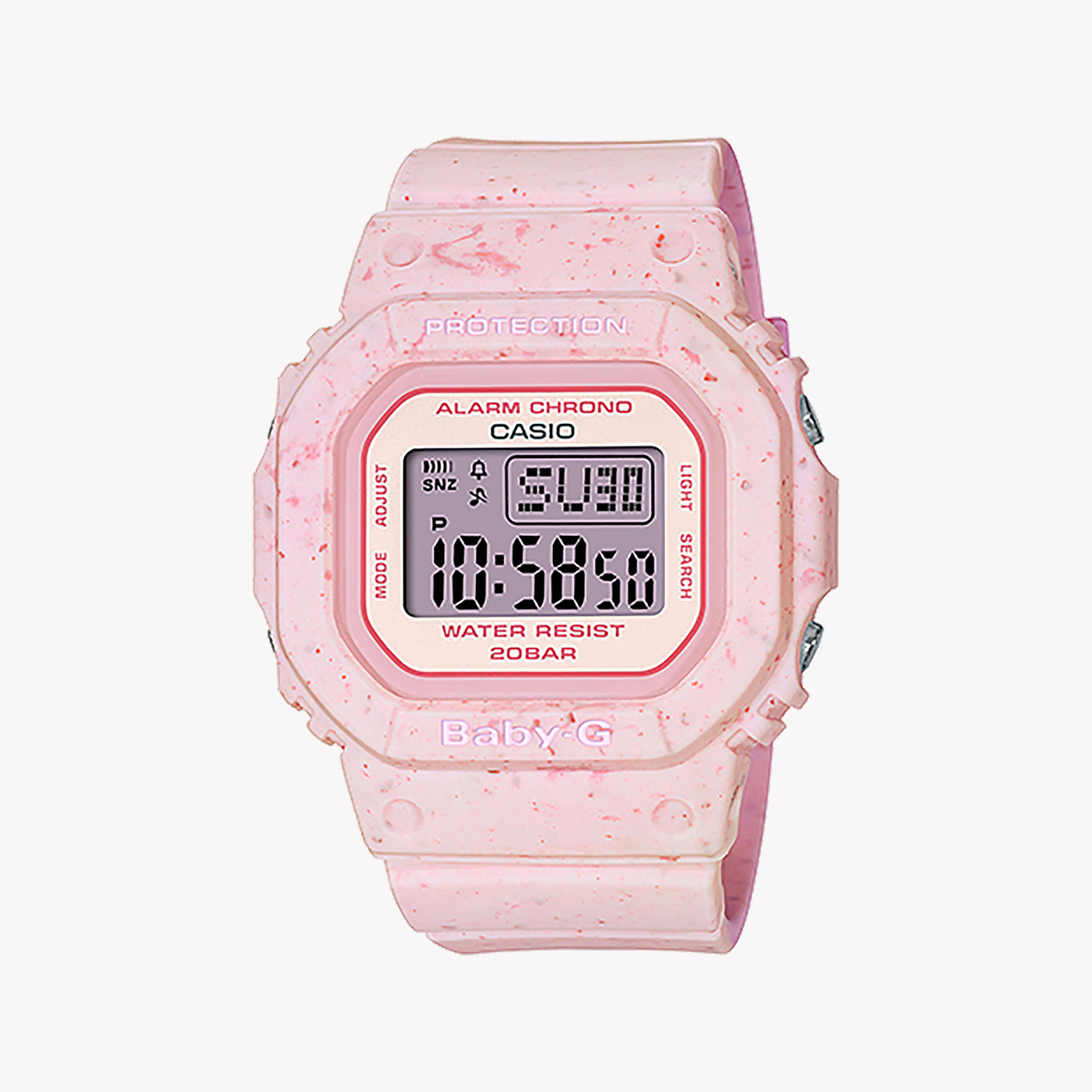 Men's Digital Watches with Altimeter Function-BGD-560CR-4DR BABY-G - VIBRANT PINK PLAYTIME - Sporty Women's Watch with Water Resistance & Functionality