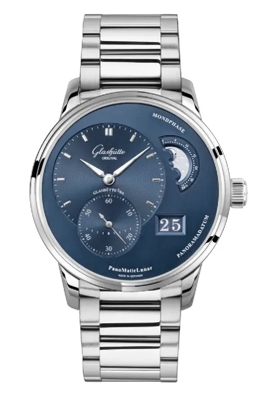 Men's Winter Style Dress Watches for Ski Resorts-Glashütte Original PanoMaticLunar 1-90-02-46-32-71