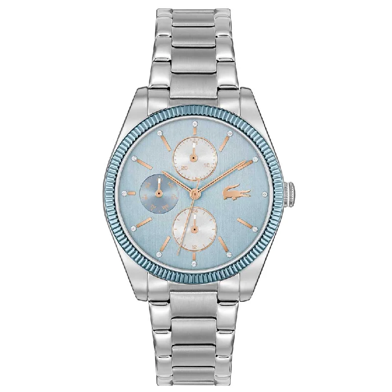 Men's Quartz Watches with Dual Time Zones-LACOSTE, OSRAY