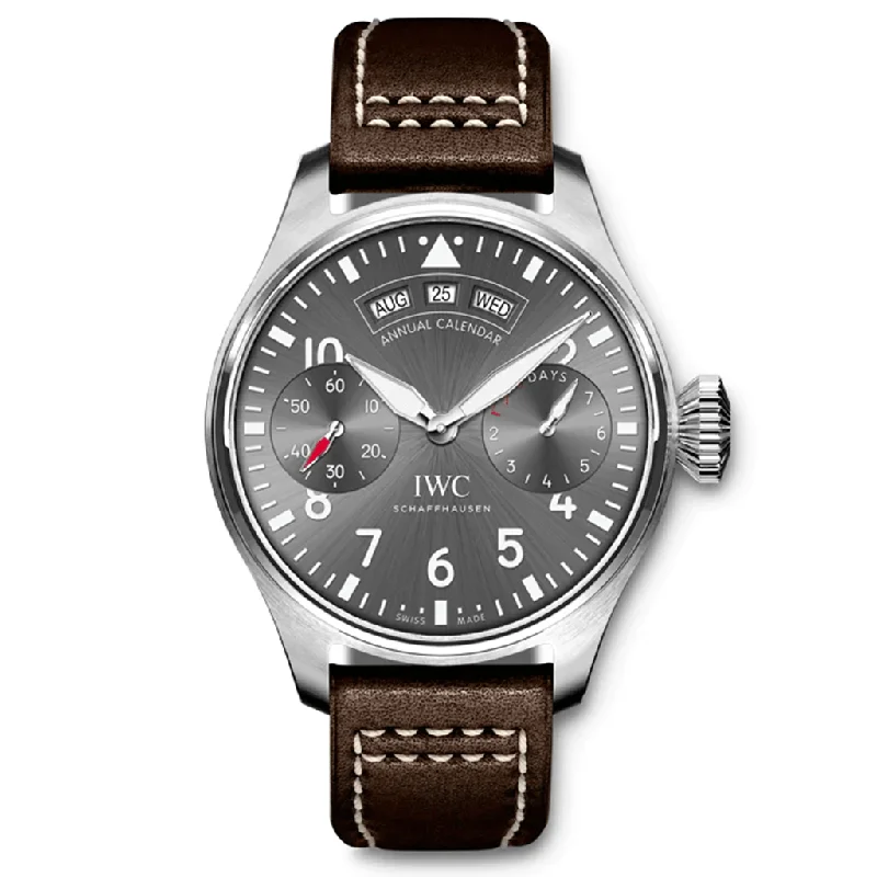 Women's Pilot Watches with GPS Navigation-Big Pilot’s Watch Annual Calendar Spitfire IW502702