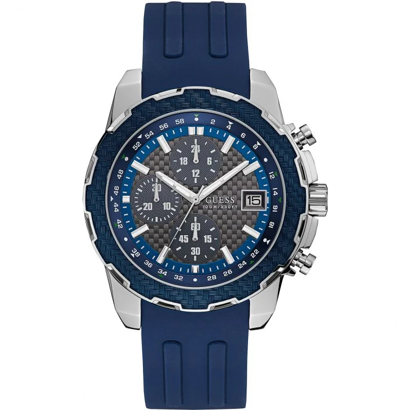 Men's Chronograph Watches with Hygrometer Feature-Guess Octane Sports Chronograph Men's Watch W1047G2