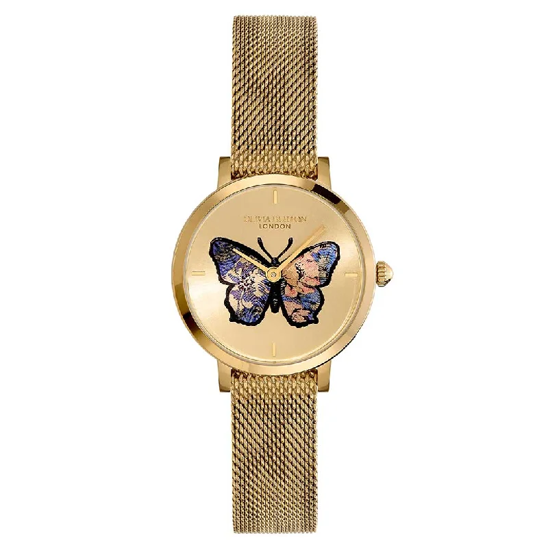 Men's Quartz Watches with Tactical Design-OLIVIA BURTON, SIGNATURE BUTTERFLY